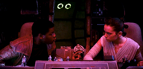 oscars-isaac:So I ran. Right into you. And you looked at me like no one ever had. I was ashamed of what I was. But I’m done with the First Order. I’m never going back. Rey, come with me.Don’t go.