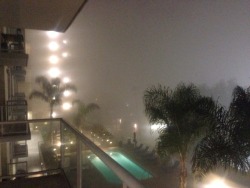 Foggy, Los Angeles.