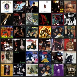 thaunderground:  theflyestpisces:  kaizemc:  thelakersshowtime:  Better discography - West or East?  East, hands down  That’s tough but East   I have/had every single one of those albums