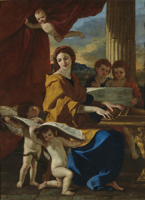 Saint Cecilia, Nicolas Poussin, 1627-28