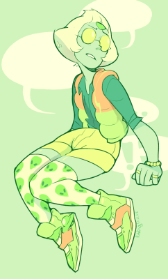 puddingdrop: jumping on the ‘peri dresses like a space nerd’ bandwagon also do thigh high alien socks exist?? 