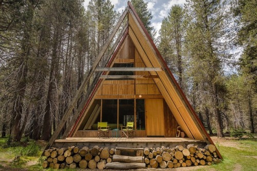 archatlas: Yosemite A-Frame That cabin and the massive granite walls begging to be climbed are in ou