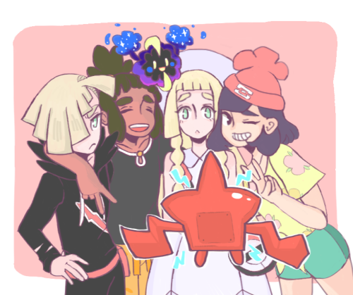 miki-vi:  tried to do the squad when they first got their picture taken by rotem dex^^ added smol sasuke to it too because I want him to be squad matee especially with hau ;)