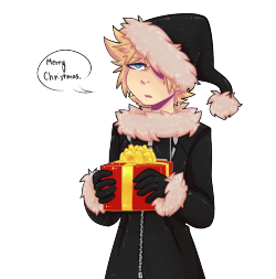 datumroxas:  tfw 2 lazy for bg merry christmas have a data roxas 