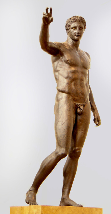 via-appia:Paris or Perseus, recovered from the Antikythera shipwreckGreek, ca. 340-330 BC