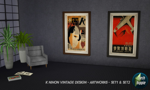 K NIHON VINTAGE DESIGN - SETS 1 &amp; 2“Come inside, I have japanese engravings” now