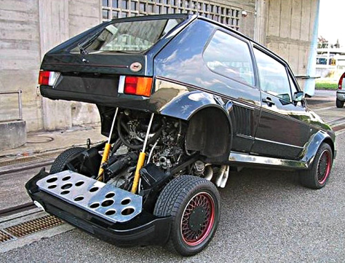 Porn photo carsthatnevermadeitetc:  Sbarro Golf Turbo,