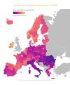 People with higher education in Europe, 2022.
by milos_agathon