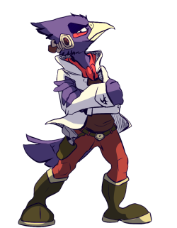 9tailsfoxyfoxy:  Falco from starfox 