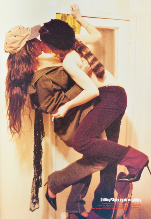 vodis:Jessica Wolch & Emily Sundbled shot by Ryan McGingley for V magazine September 2001 