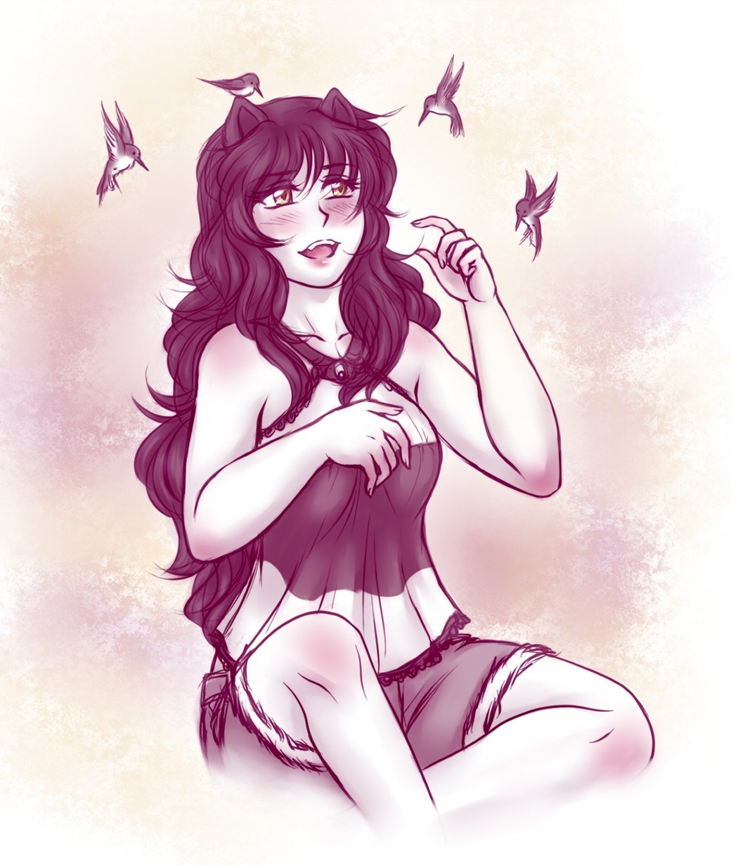 murasaki-yuri:  Aaaaaaaa so long time to no draw these…two? Well seems to be that the
