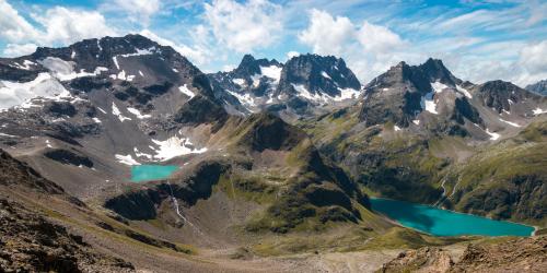 oneshotolive:  The Verwall Mountainrange, the Alps [6000x3000] [OC] 📷: Gideon770 