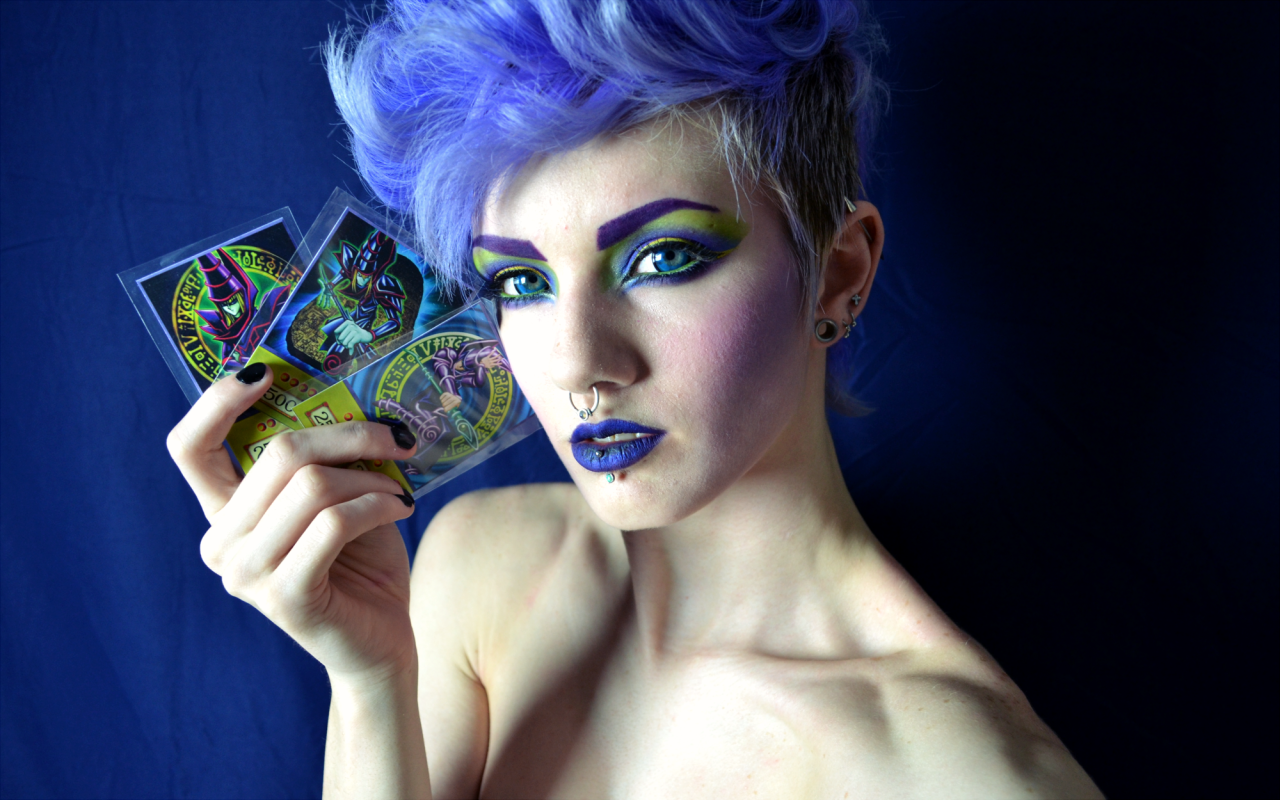 spectredeflector:  Dark Magic Attack! So here’s the next Yu-Gi-Oh! inspired makeup