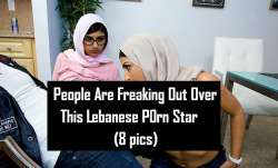 bravicamastna:  People Are Freaking Out Over This Lebanese P0rn Star