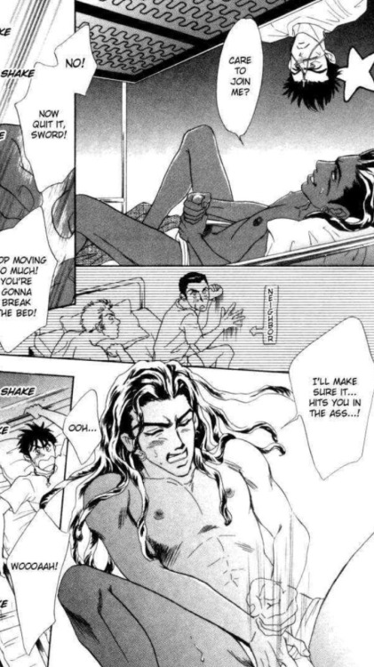 gayblackcartoons: Under Grand Hotel (Yaoi) A gay anime with a Black and Asian couple