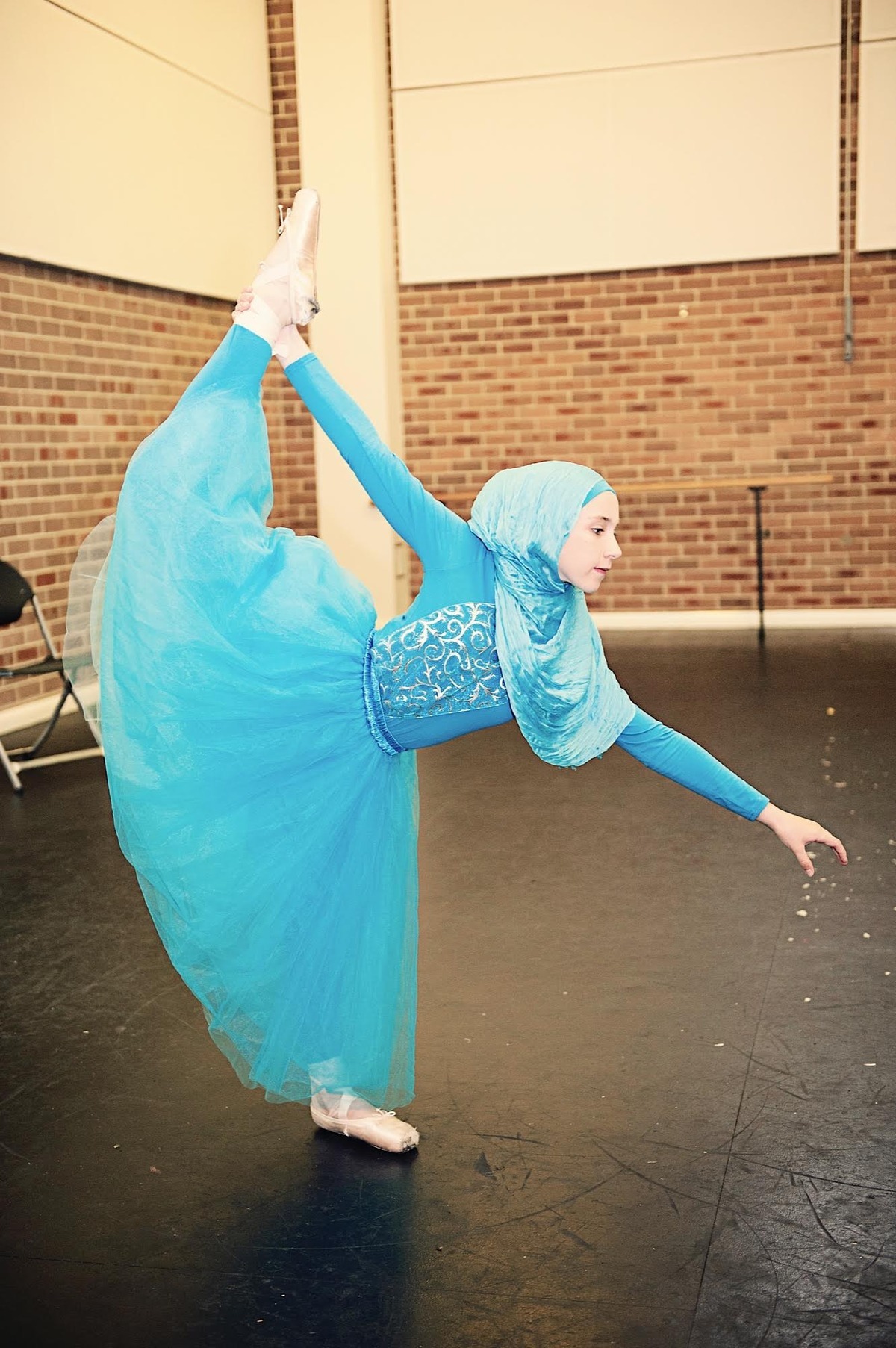 mashable:  14-year-old Muslim girl dreams to be the first hijabi ballet dancer A