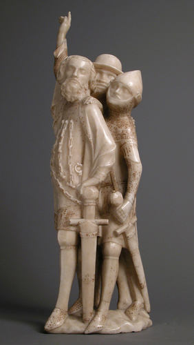 The Centurion and Two Soldiers, from a Crucifixion Group, Metropolitan Museum of Art: Medieval ArtGi