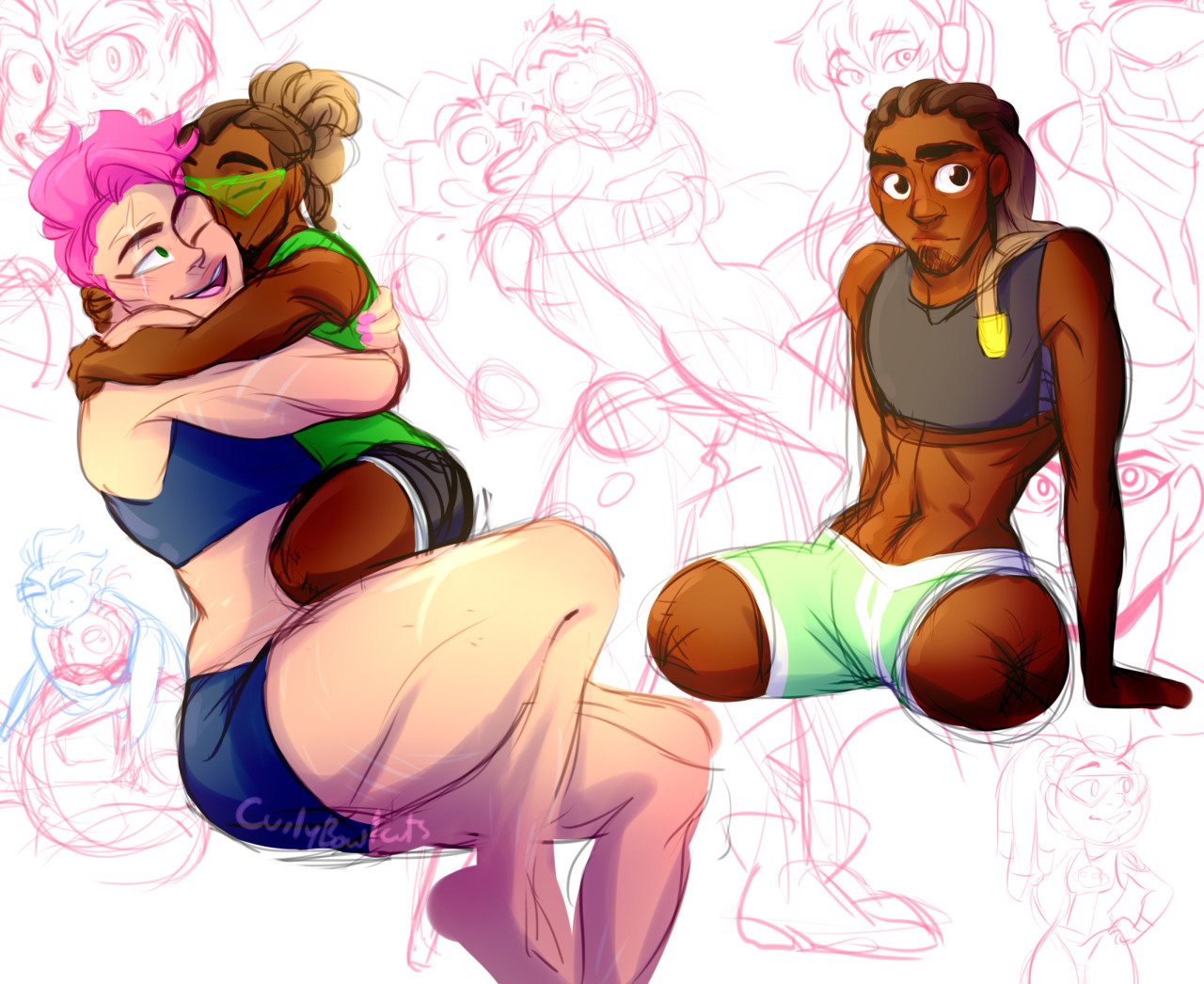 curlybowlcuts:i lov e them as a pair and also TRANS LUCIO!!! TRANS LUCIO GIVE ME