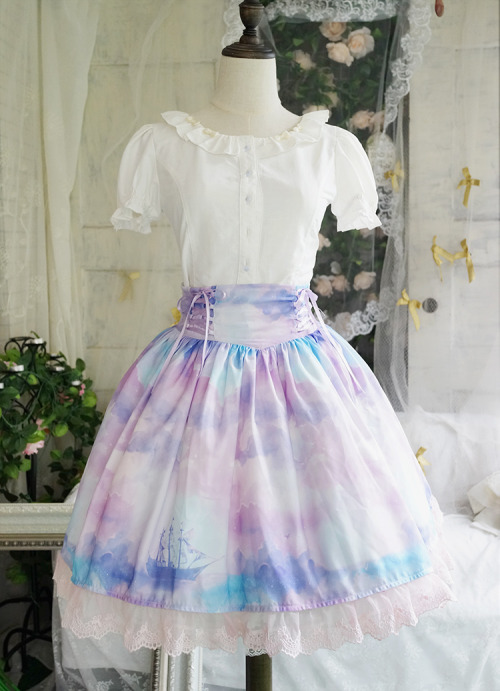 truth2teatold:Angelcat Boats in the Starry Night series preorder - jumperskirt, one piece dress, s