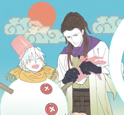 peachberrylove:  yakuza-trash:  I’m sorry but, this needs recognition. MINK IS HELPING CLEAR MAKE A SNOWMAN IN BOTH PICTURES. Amazingly enough, he doesn’t look bothered by it at all. I would assume by his nature he would just huff and grunt and refuse