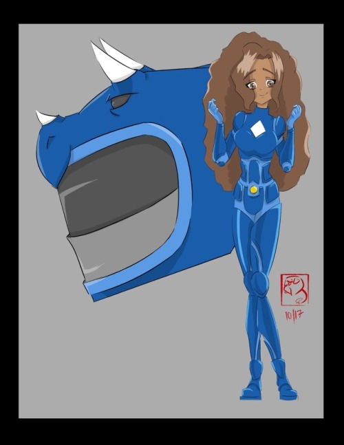 Blu ranger girl! If the Rangers were all girls&hellip;