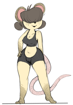 Made A Mousher Name Is Pepper, Cause Her Freckles Look Like Pepper Or Something