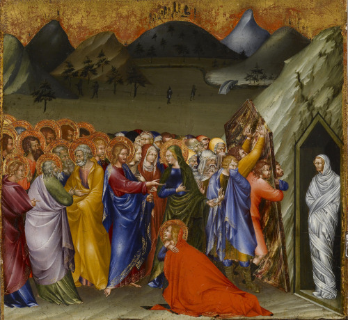 The Resurrection of Lazarus, Giovanni di Paolo, 1426