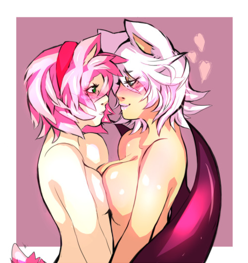hentaicolosseum:  I seriously love how this artist draws the Sonic characters with human bodies! <3  The artist’s name is Antiheld or aka Tablet Orgy