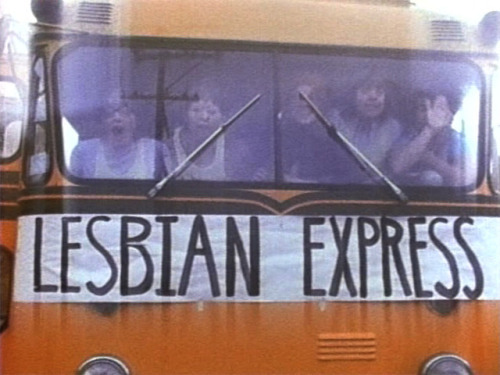 lesbianherstorian:stills from the film superdyke, 1975RIP to the legendary lesbian