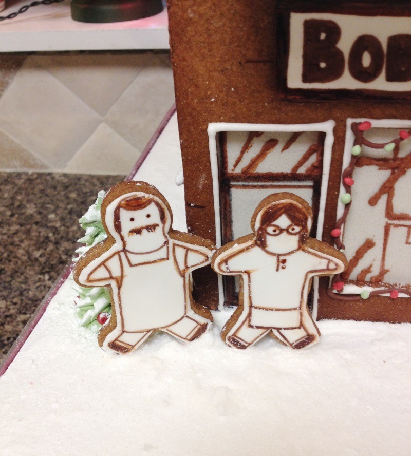 yupstilleating:  My Bob’s Burgers gingerbread house is DONE! Alriiiiiight! Check