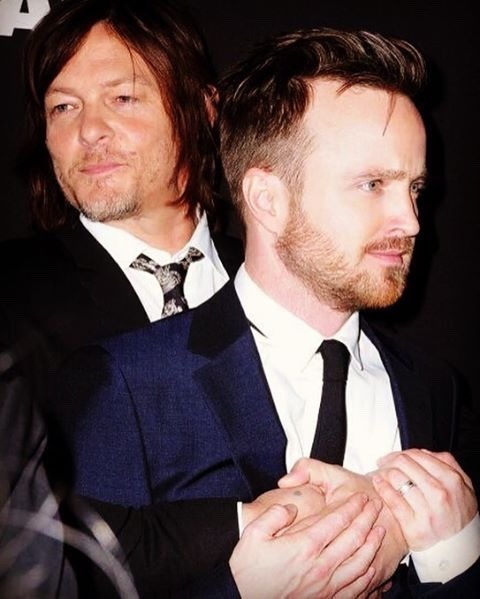 reedus-place:  Norman is involved in many bromances (or Normances).    https://instagram.com/p/BB7Y5RJlWxQ/