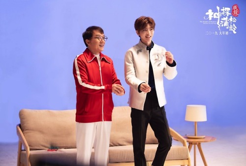 Cai Xukun and Jackie Chan filming “The Lunar Song” for upcoming movie The Knight of Shad