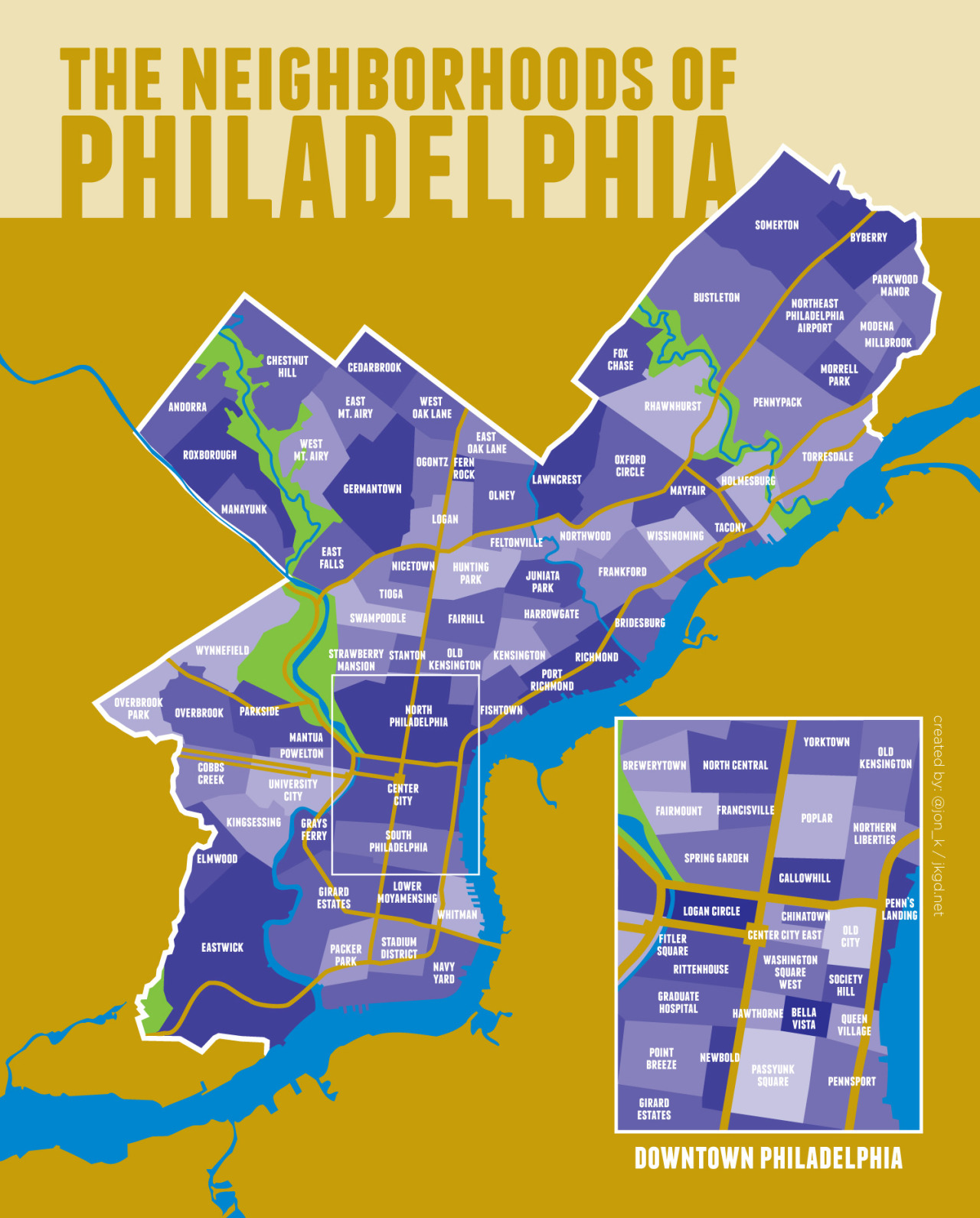 JK GD Infographics The Neighborhoods Of Philadelphia