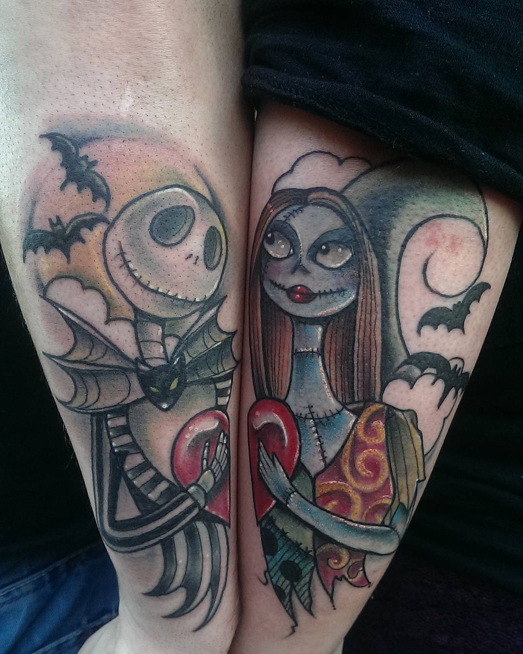 Jack and Sally Tattoo by VanZanto on DeviantArt