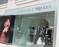 chantellecoco:   ALEXANDER MCQUEEN‘s Meatpacking District store is embroiled in a legal battle, now that a former security guard is filing suit against shop saleswomen with claims that they subjected him to racial discrimination while he was working