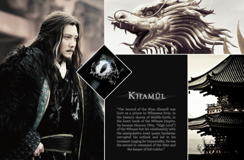 enanoakd: THE NINE NAZGÛL Names and history belongs to MERP (except for Khamûl). You can