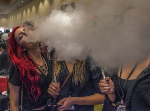 Welcome to Vapefest. Photos by Bill O'Leary (The Washington Post)