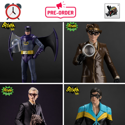 New @mcfarlanetoys Batman 66 figures pre-order live TODAY 9am PT/Noon ET
Bookmark the link and we’ll post a reminder.
➡️ https://bit.ly/newmcftoys
🔗 LINK IN INSTA BIO LINKTREE ( https://linktr.ee/FLYGUYtoys ) FOR INSTA USERS
#DCRetro #Batman66...