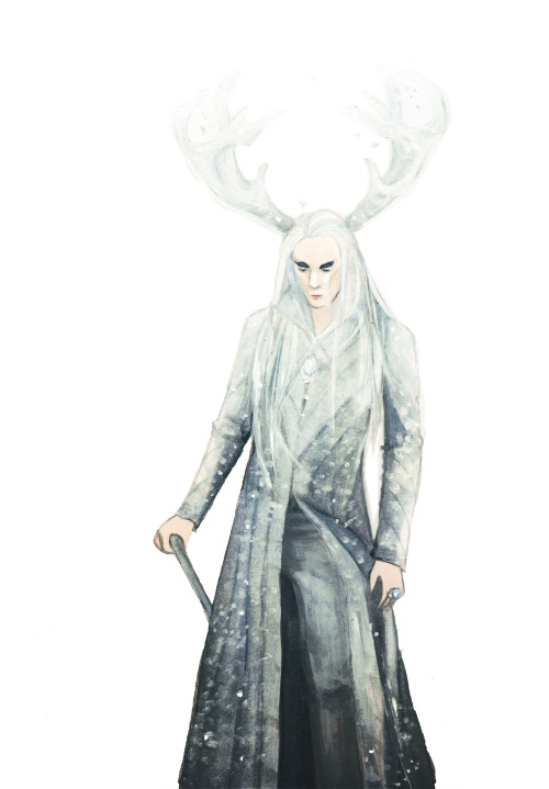 farbenfrei:  THRANDUIL“He’s like a diamond. He’s cold and hard and rich. And he cares about being that way. Formidable. Like a great tree in the forest. A very old, strong tree. It’s not going anywhere. But it’s very much alive. It’s not