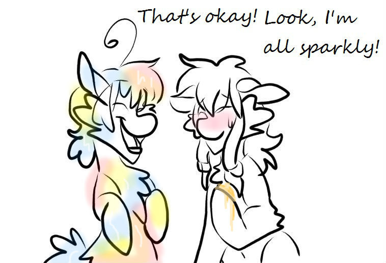 ask-that-tailmouth-pony:  (( Quick doodle inspired by dewdusts.tumblr.com ‘s reply