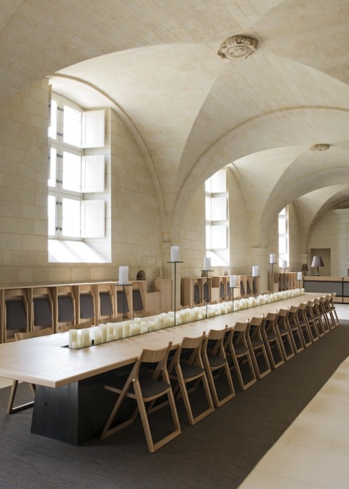 cjwho:Abbaye de Fontevraud by Patrick Jouin/ Jouin Manku | viaPatrick Jouin and Sanjit Manky is a de