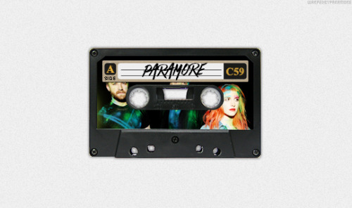 warpedbyparamore:  Paramore albums in cassettes (insp.) 