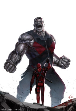 westcoastavengers:  Colossus Vs. Deadpool | In-Hyuk Lee