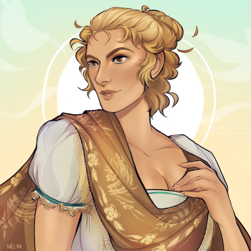 !!! I cannot get over this incredible commission of Elizabeth Trevelyan that @eveninglottie​ got me 