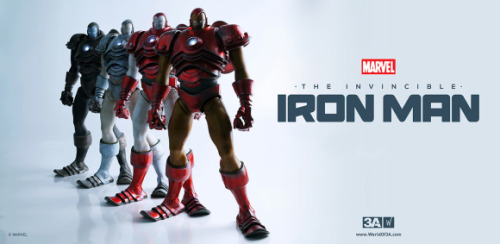 IRON MAN BY THREEA TOYS.(via Iron Man By ThreeA Toys |)