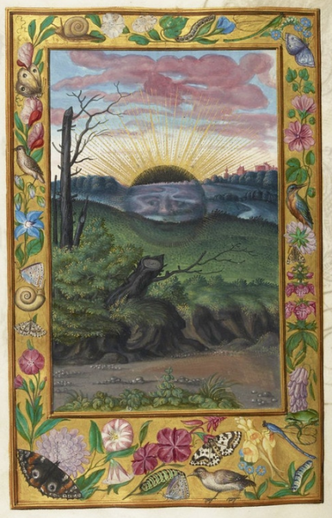 Image of the ‘Black Sun’, from Splendor Solis, a German alchemical treatise, 1582 The Pu
