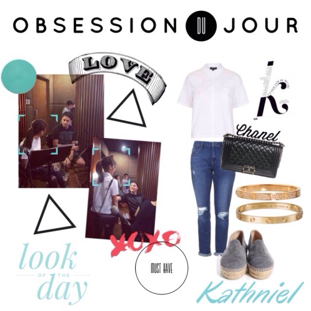 Kathryn Bernardo Style — Kathryn was spotted with this Chanel boy bag.
