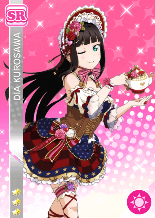 Aqours 2017 Valentine’s Set SRs - PT 1Kurosawa Dia # 1119 -  大人のチョコレート (Perfect Lock)Matsuura Kanan 