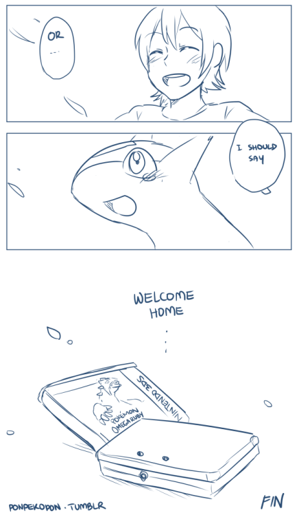 ponpekopon:  I MADE A PART TWO!Remember my 8 years old Latias? I’m really hyped for Hoenn remake and I thought of this idea because this will be the first time where we transfer a Pokemon from old gen and for them to be able to see their home again!!!