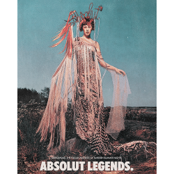 t-ii:  :“What I have tried to create are ‘fashionary legends’ - traditional myths interpreted in a modern way” Jean-Paul Gaultier on Absolut Legends, Absolut Vodka’s campaign inspired by traditional Swedish legends, photography by Jean-Baptiste